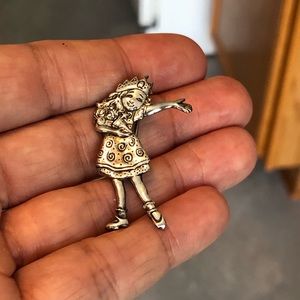 Mary Engelbreit Sterling Silver Pin